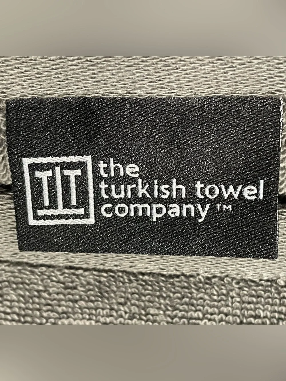 12 / The Turkish Towel Company Slate Gray Washclothes